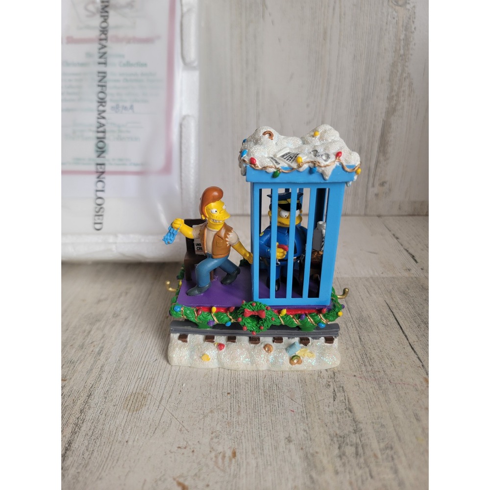 Hamilton Simpsons a slammin' Christmas train vintage cop jail